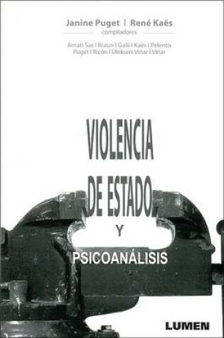 Cover of Violencia de Estado y Psicoanalisis