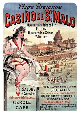 Cover of Carnet Blanc, Affiche Casino Saint-Malo