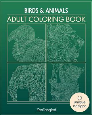 Cover of Adult Coloring Books: Birds & Animals