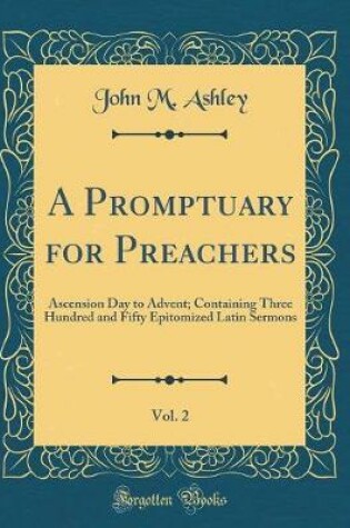 Cover of A Promptuary for Preachers, Vol. 2