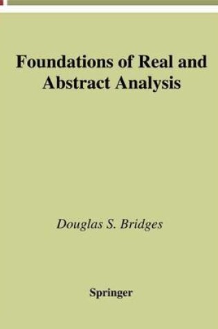 Cover of Foundations of Real and Abstract Analysis