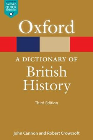 Cover of A Dictionary of British History