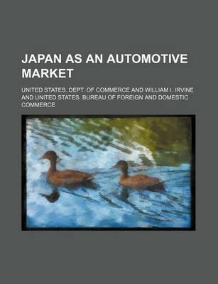 Book cover for Japan as an Automotive Market