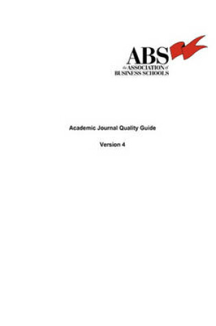 Cover of The Association of Business Schools Academic Journal Quality Guide