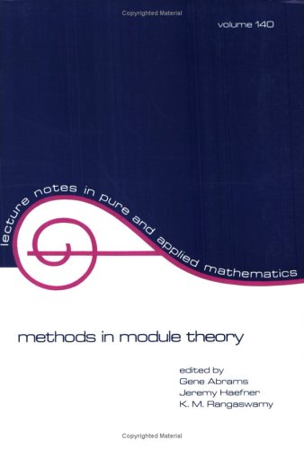 Cover of Methods in Module Theory