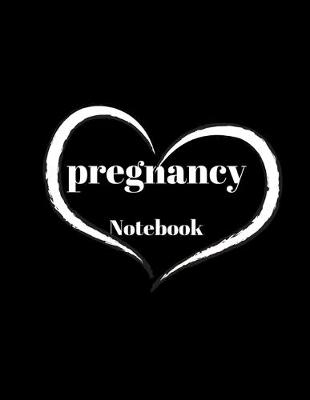 Book cover for pregnancy notebook