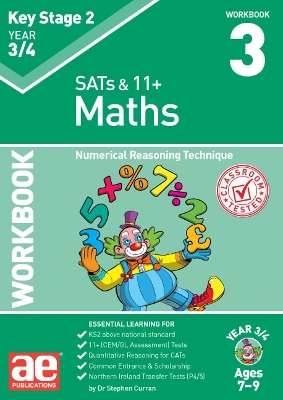 Book cover for KS2 Maths Year 3/4 Workbook 3