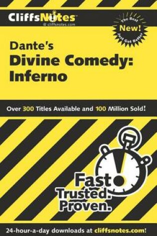 Cover of Cliffsnotes on Dante's Divine Comedy: Inferno