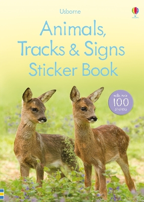 Book cover for Animals, Tracks and Signs Sticker Book