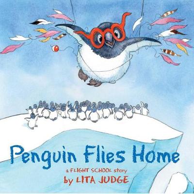 Book cover for Penguin Flies Home