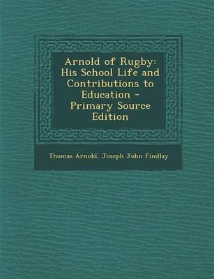 Book cover for Arnold of Rugby