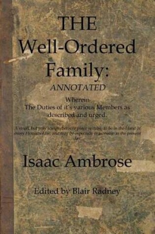 Cover of The Well Ordered Family (Annotated)