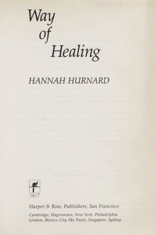 Cover of Way of Healing