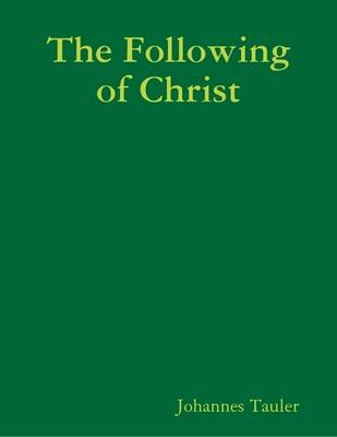 Book cover for The Following of Christ