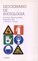 Book cover for Diccionario de Sociologia