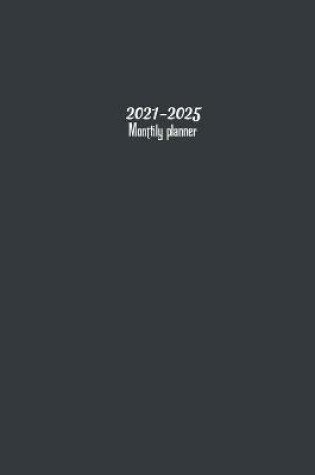 Cover of 2021-2025 Monthly Planner