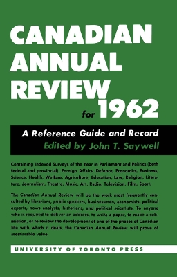 Book cover for Cdn Annual Review 1962