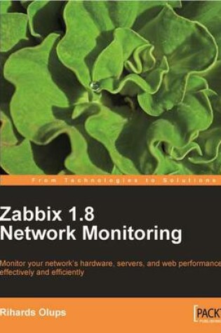 Cover of Zabbix 1.8 Network Monitoring