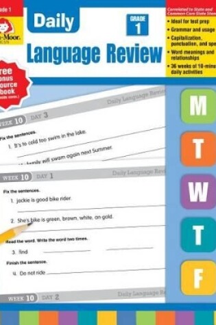 Cover of Daily Language Review Grade 1