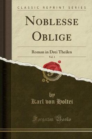 Cover of Noblesse Oblige, Vol. 1