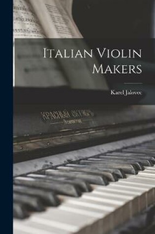 Cover of Italian Violin Makers