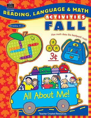 Cover of Reading, Language & Math Activities: Fall