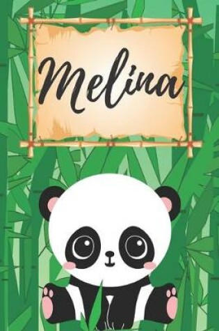 Cover of personalisiertes Notizbuch Panda / Malbuch / Kritzelbuch / Tagebuch / Journal / Notizheft / DIN A5 / Geschenke Melina