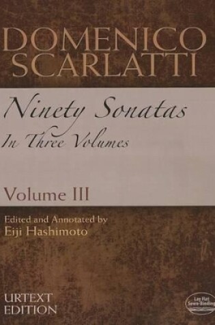 Cover of Ninety Sonatas In Three Volumes - Volume III