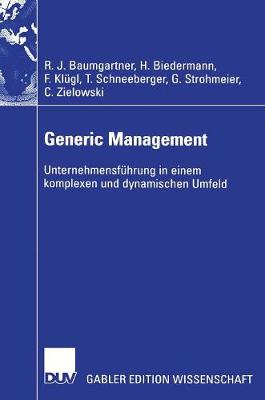 Book cover for Generic Management