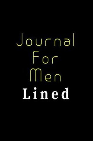 Cover of Journal For Men Lined