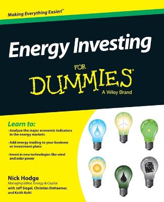 Book cover for Energy Investing For Dummies