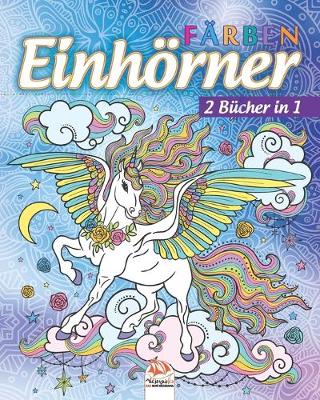 Book cover for Einhoerner farben - 2 Bucher in 1