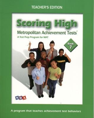 Cover of Scoring High on the MAT 8, Teacher Edition with Poster, Grade 7