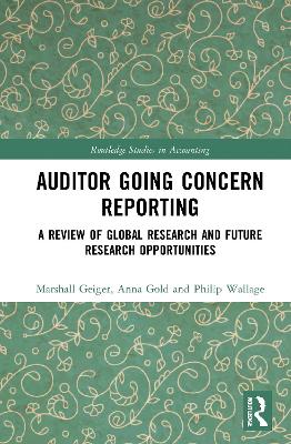 Cover of Auditor Going Concern Reporting