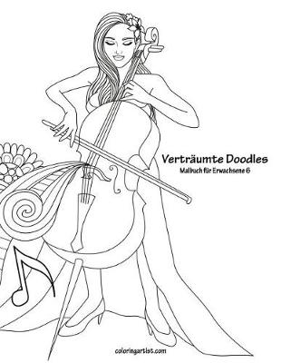 Cover of Verträumte Doodles Malbuch für Erwachsene 6