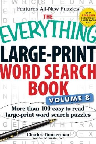 Cover of The Everything Large-Print Word Search Book Volume 8