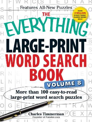 Cover of The Everything Large-Print Word Search Book Volume 8