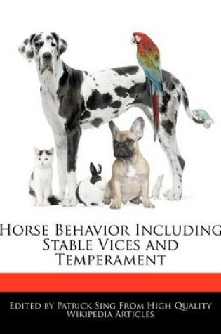 Cover of Horse Behavior Including Stable Vices and Temperament