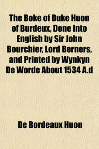 Cover of The Boke of Duke Huon of Burdeux Volume 43; No. 50