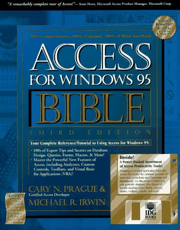Cover of Access for Windows '95 Bible