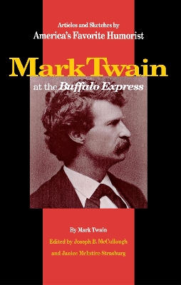 Book cover for Mark Twain at the Buffalo Express