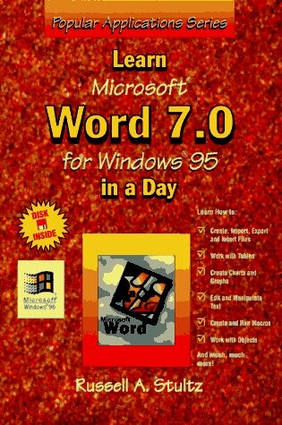 Cover of Learn Microsoft Word 7.0 for Windows 95 in a Day