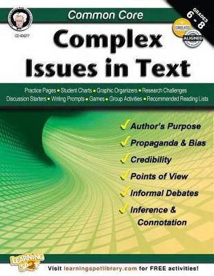 Book cover for Common Core: Complex Issues in Text