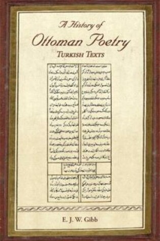 Cover of A History of Ottoman Poetry Volume VI
