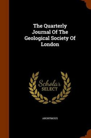 Cover of The Quarterly Journal of the Geological Society of London