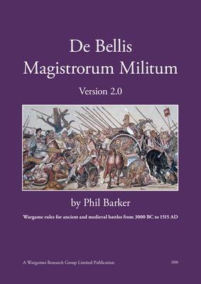 Book cover for De Bellis Magistrorum Militum (DBMM) Version 2