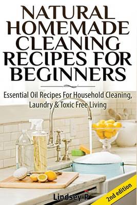 Book cover for Natural Homemade Cleaning Recipes for Beginners