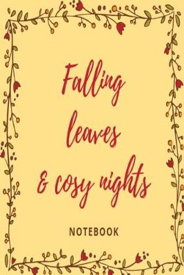 Book cover for Falling Leaves & Cosy Nights Notebook