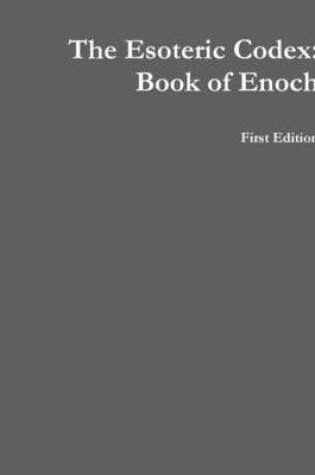 Cover of The Esoteric Codex: Book of Enoch