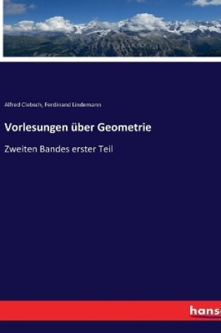 Cover of Vorlesungen über Geometrie